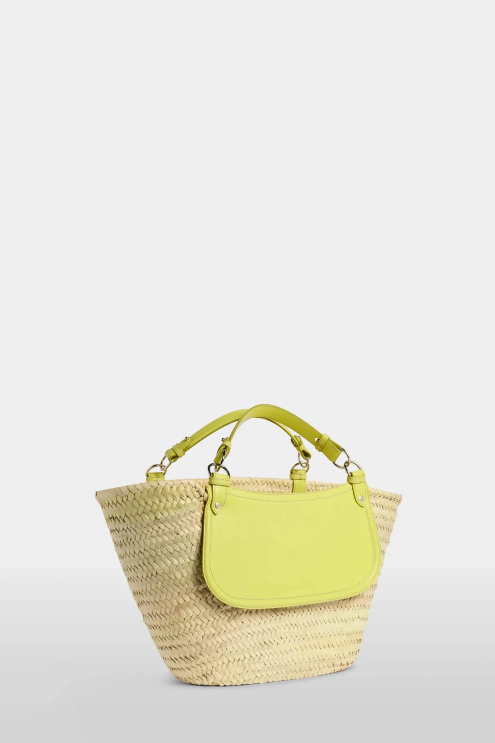 Borsa di Paglia Grande Gialla