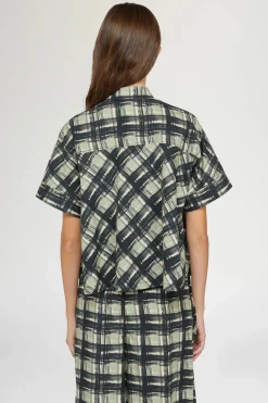 Camicia Maniche Corte Quadri