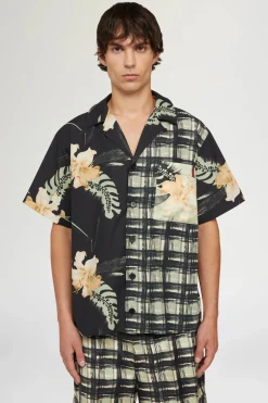 Camicia stampa Floreale e Quadri