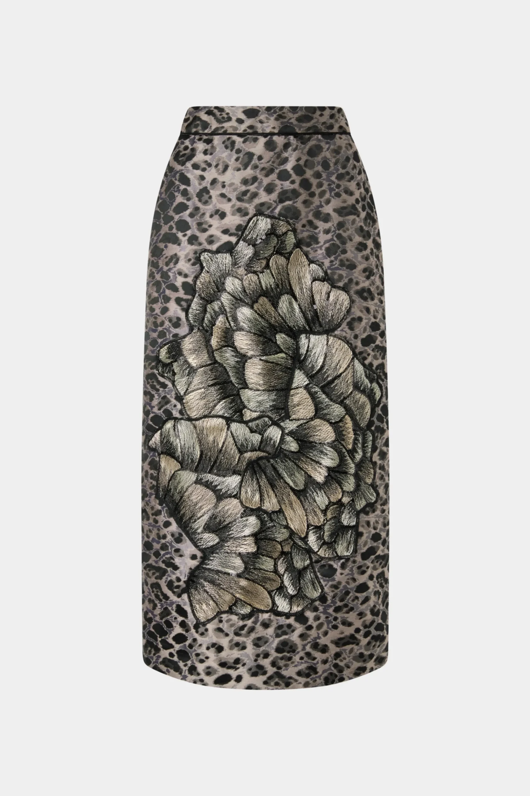Gonna Midi Stampa Animalier