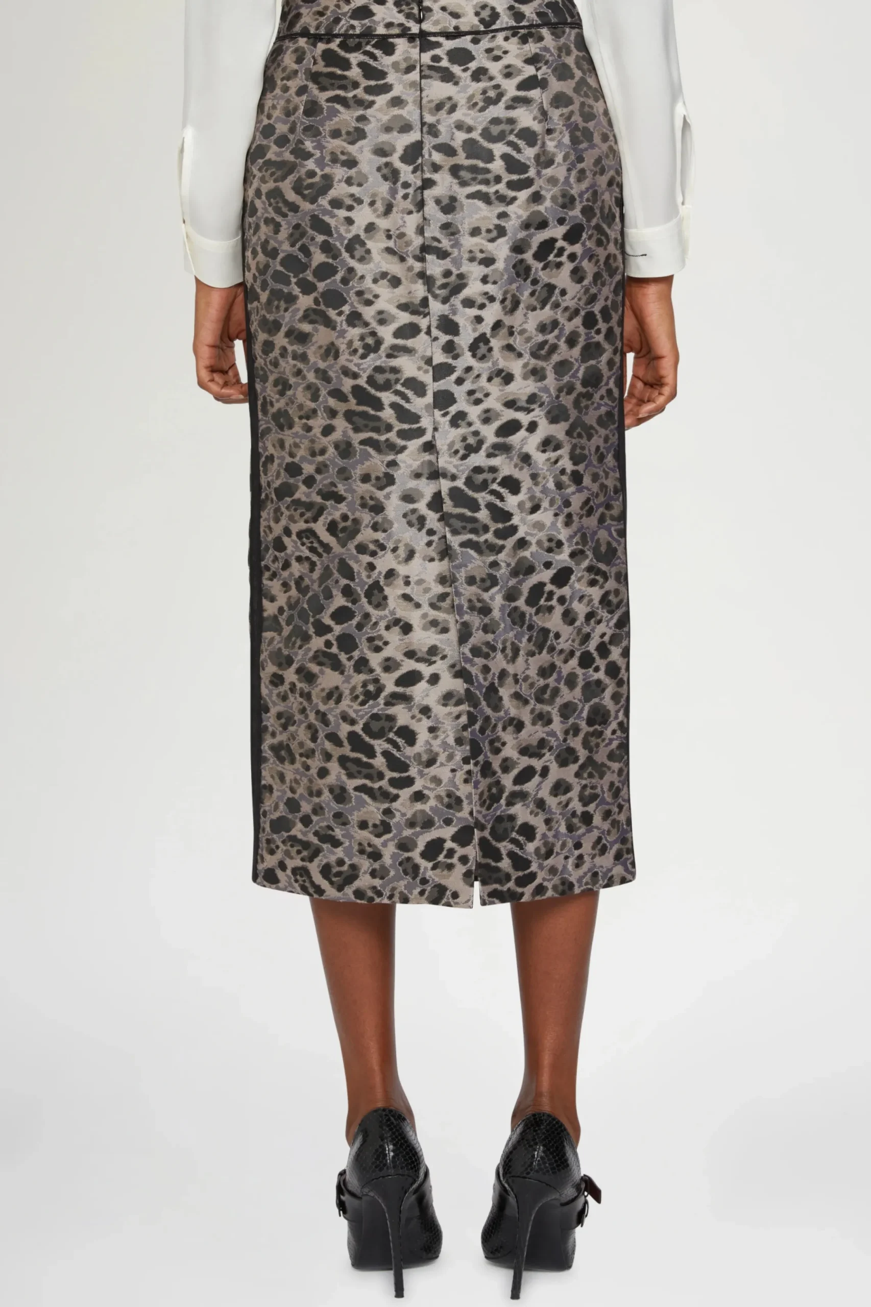 Gonna Midi Stampa Animalier