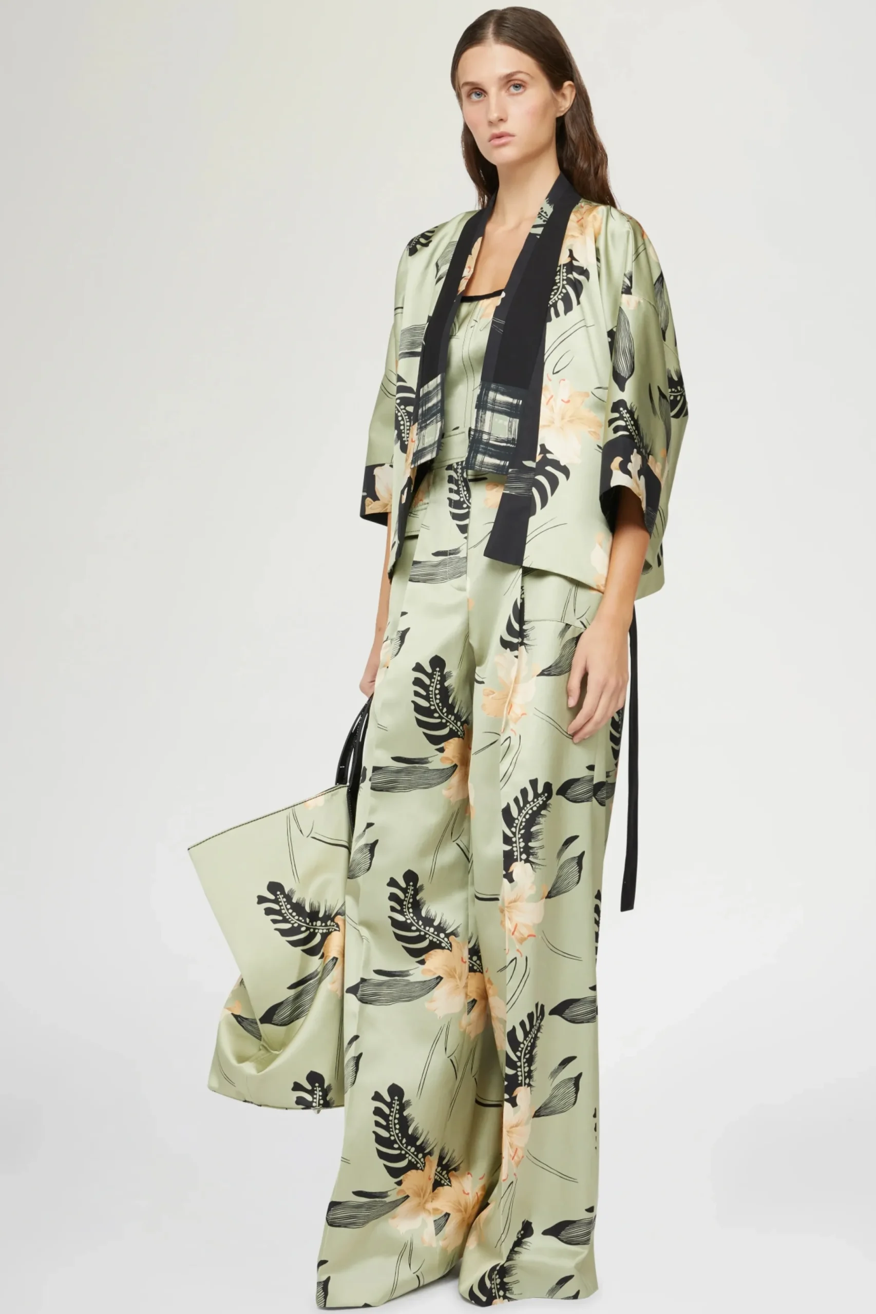 Kimono Stampa Ibiscus