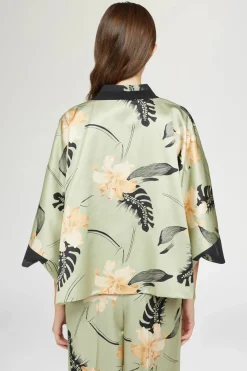 Kimono Stampa Ibiscus