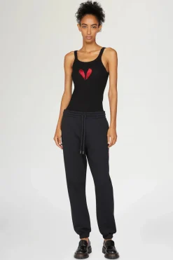 Pantaloni con logo