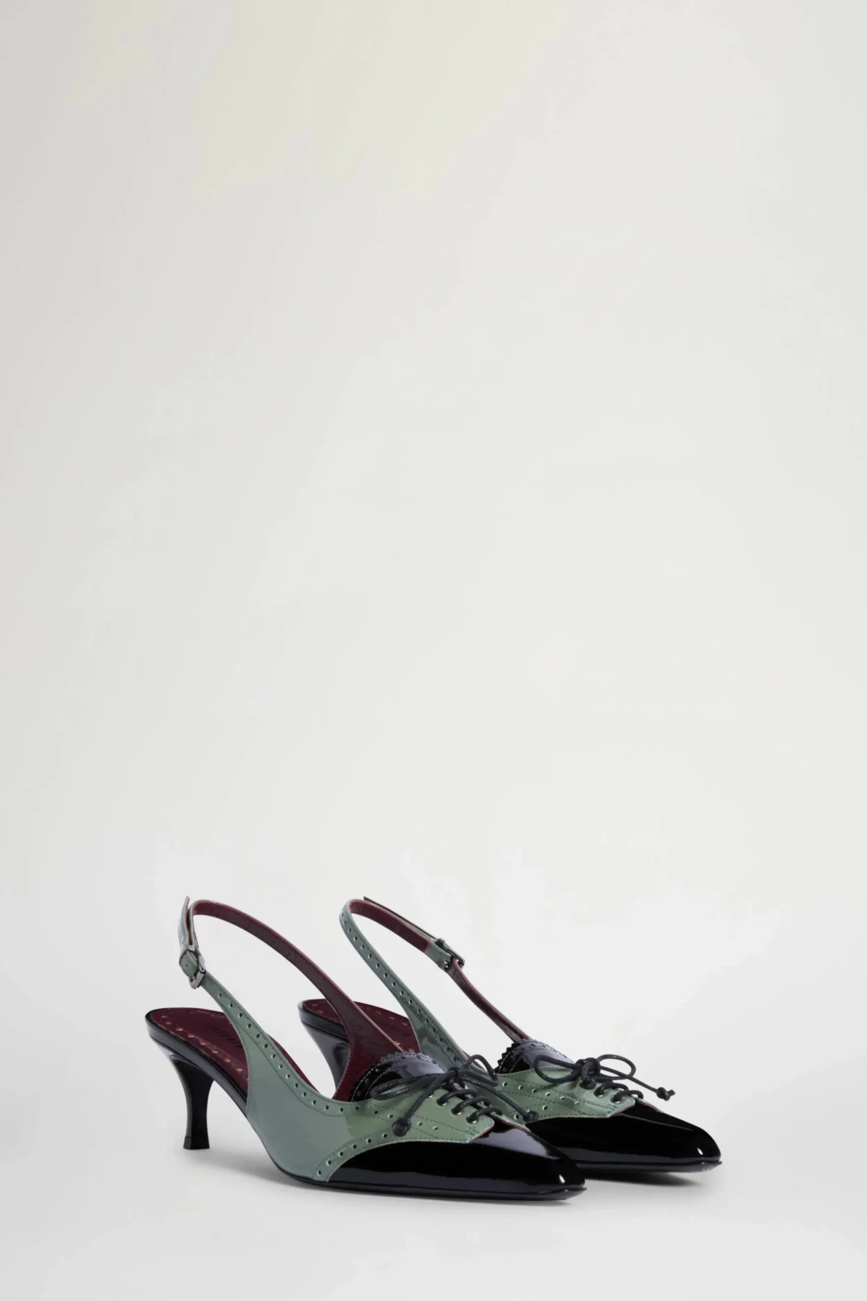 Slingback Nere e Verdi
