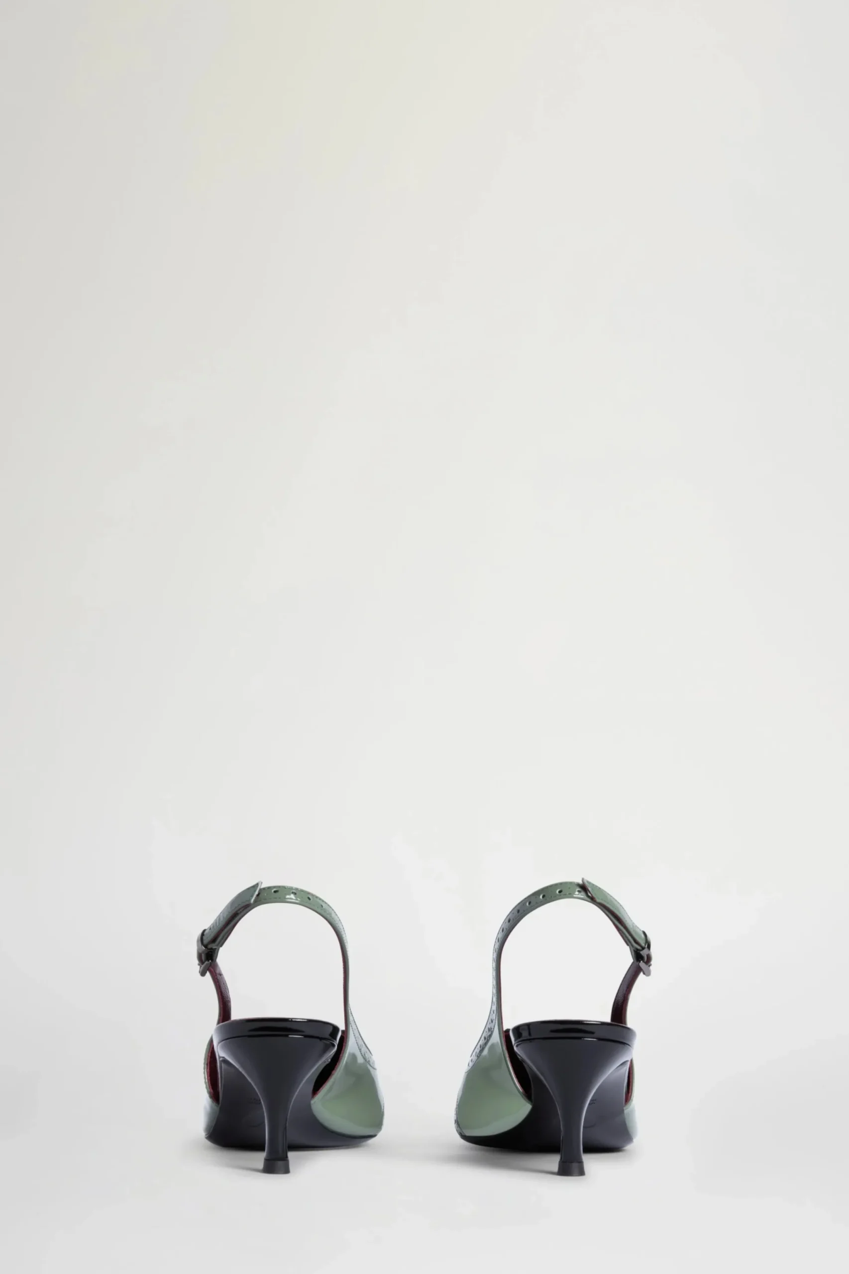 Slingback Nere e Verdi