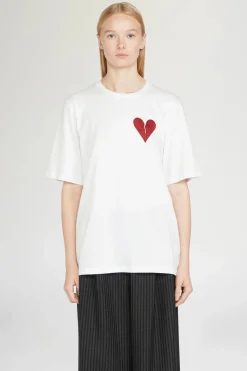 T-shirt Cuore Spezzato Bianca