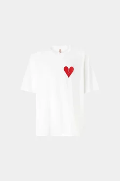 T-shirt Cuore Spezzato Bianca