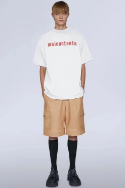 T-shirt Maicuntentu Bianca