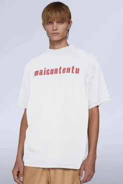 T-shirt Maicuntentu Bianca